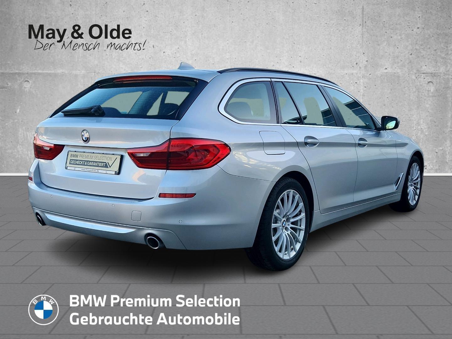 BMW 520 NAVI AHK Luftfederung LED El. Heckklappe Meh