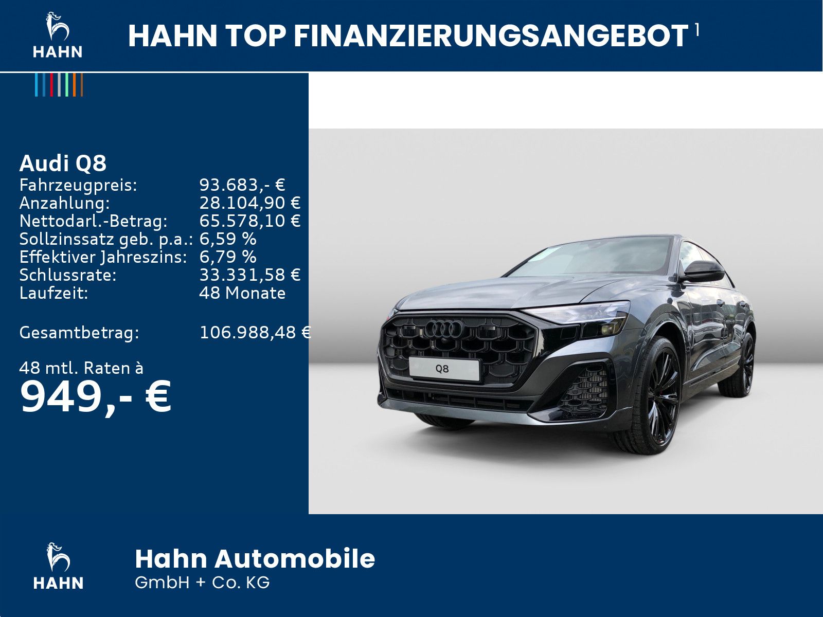 Audi Q8 SUV TFSI e quattro AHK Bang&Olufsen Panorama imagem 2