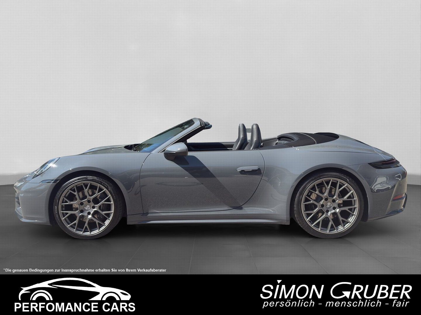 Fahrzeugabbildung Porsche 992.2 Carrera Cabrio facelift Bose Matrix SpoAbg