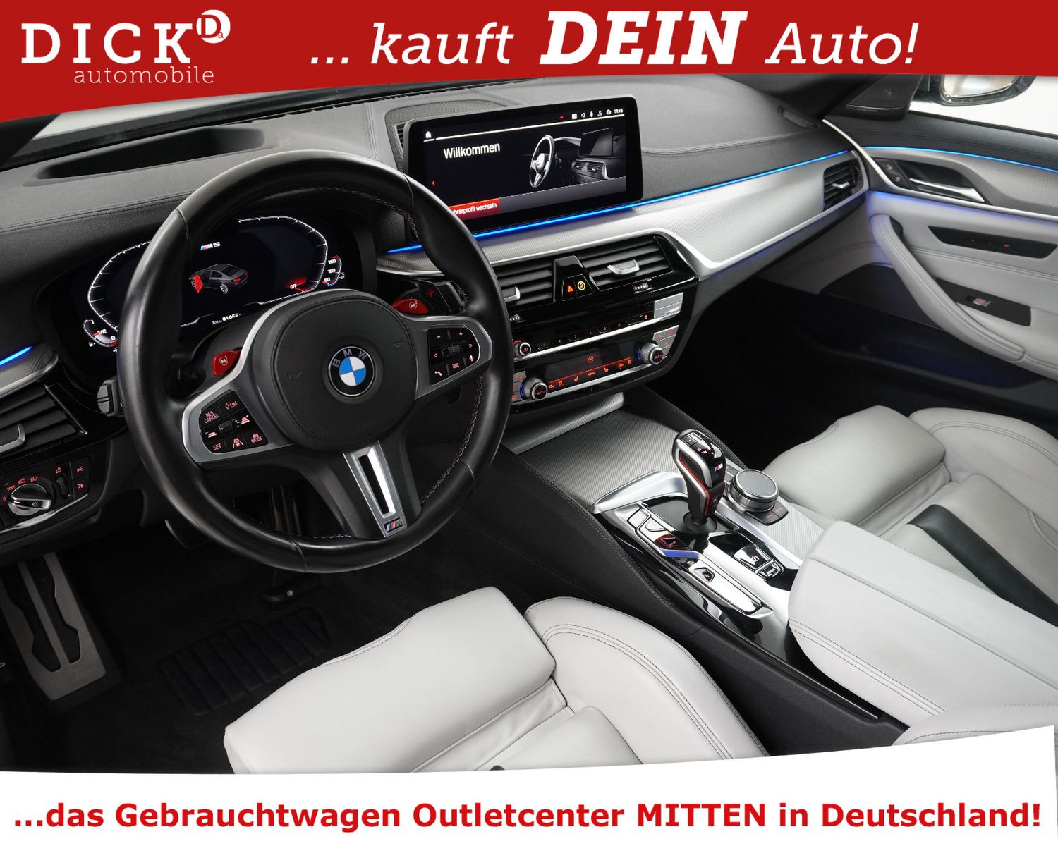 Fahrzeugabbildung BMW M5 xDr SOFT+HEAD+MULTIKON+360+MEMO+H&K+ACC+VIRTU