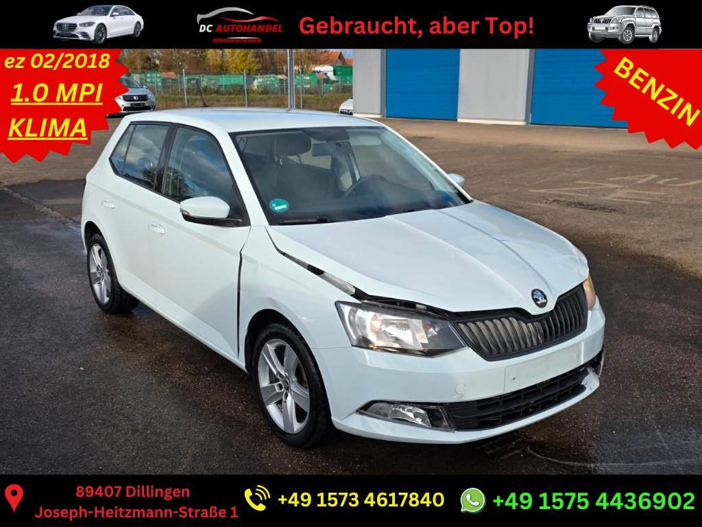 Skoda Fabia 1.0l MPI 44kW COOL PLUS