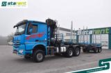 Mercedes-Benz Arocs 3653 6x6 Penz Holzkran + Ressenig Holzrun - Holzkran