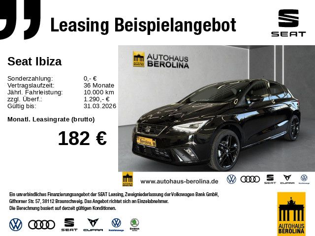 Seat Ibiza 1.0 TSI FR Black Edition DSG *Vision+*GRA*