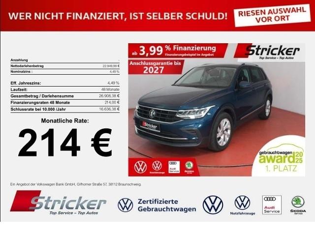 Volkswagen Tiguan Active 1.5TSI 214,-ohne Anzahlung Navi AC