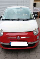 Fiat 500 / rot weiß - Fiat 500: Weis