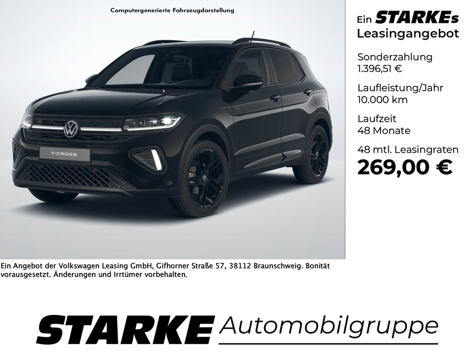 Volkswagen T-Cross  1.0 TSI DSG R-Line  AHK Navi LED Kamera