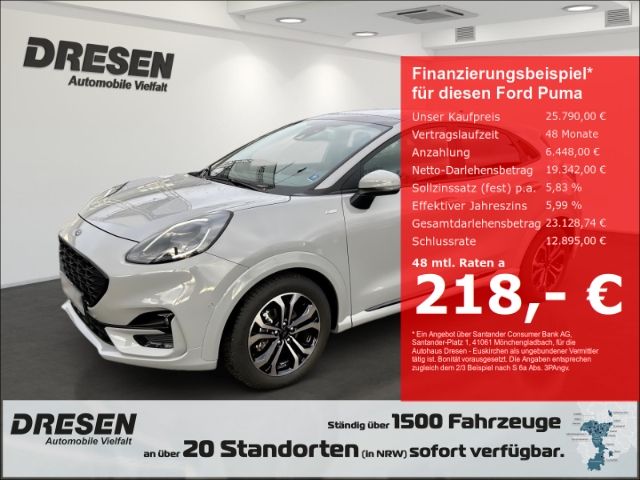 Ford Puma 1.0 ST-Line Allwetterreifen/Schiebedach/Nav