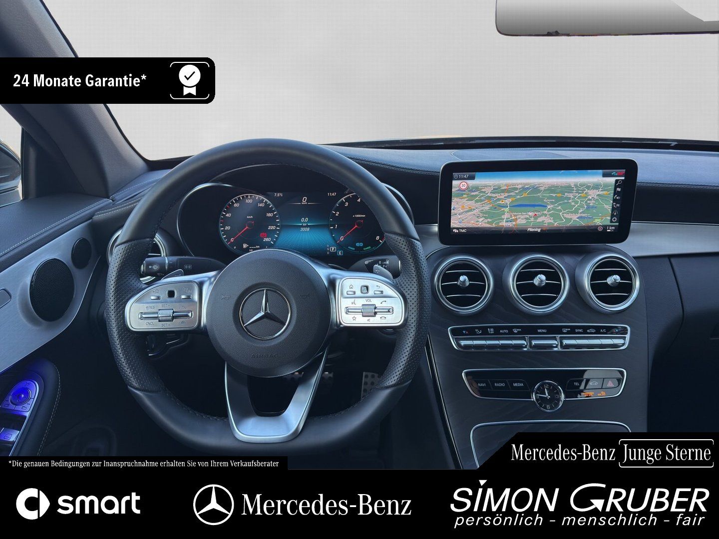 Fahrzeugabbildung Mercedes-Benz C 200 Cabriolet AMG Night Adv Sound 360 Distron.