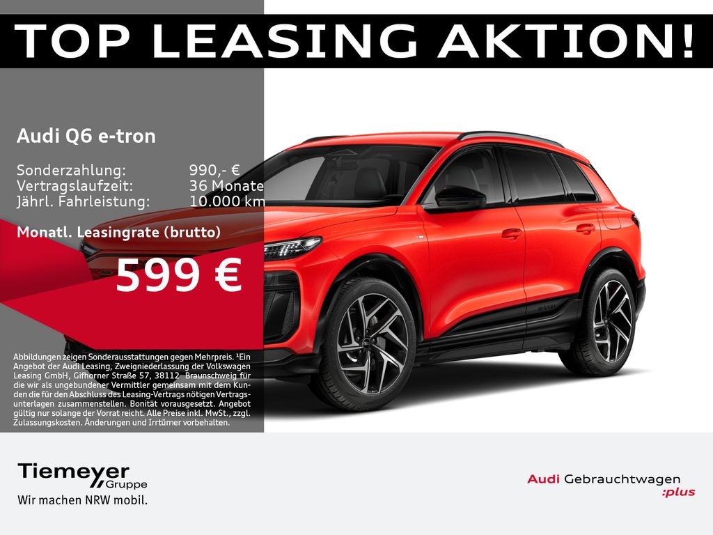 Audi Q6 e-tron Q S LINE LM21 LEDER HuD B&O AHK
