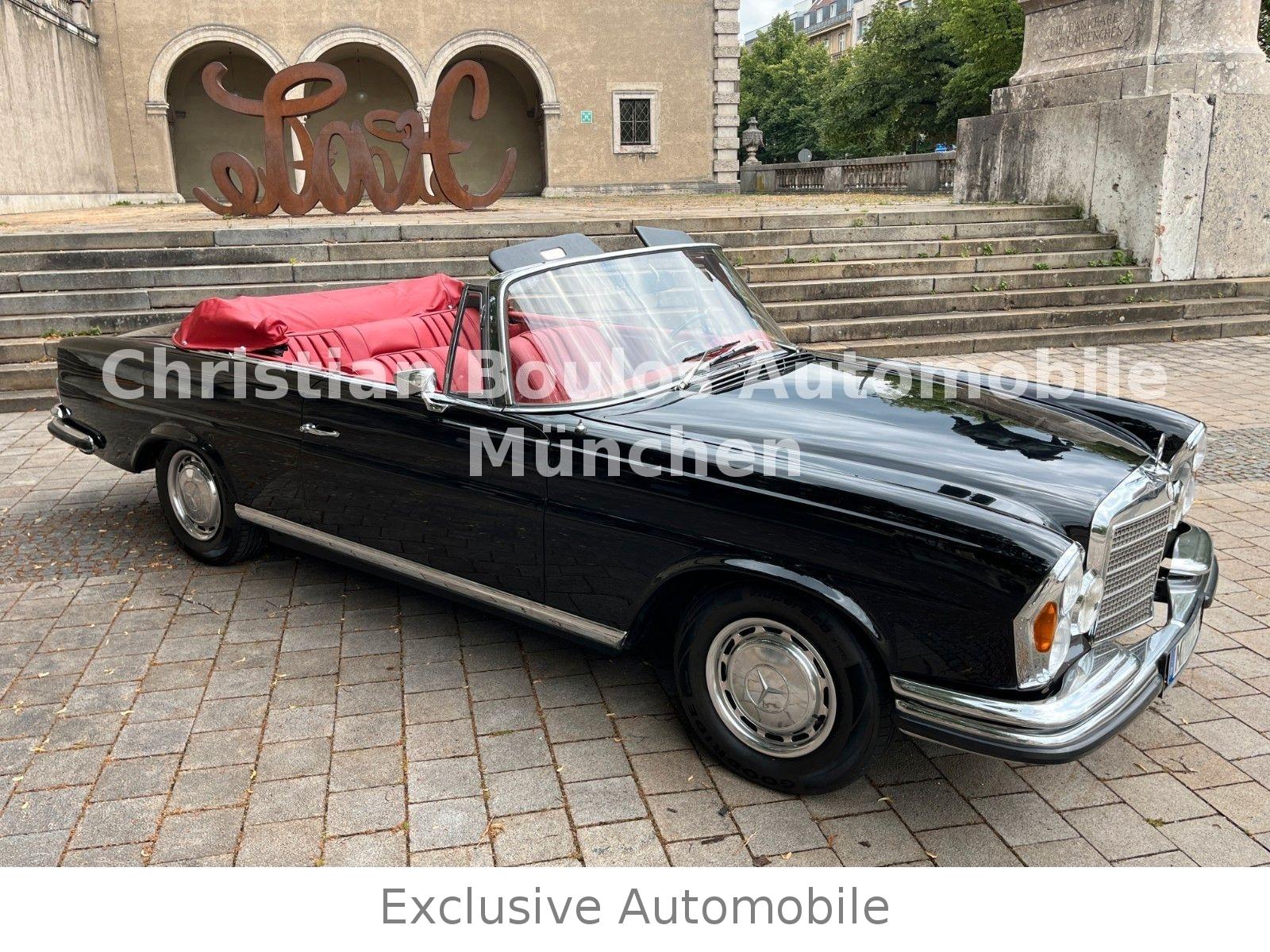 Mercedes-Benz 280SE 3.5 Cabrio Conversion schwarz/rot