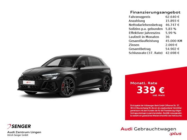 Audi RS3 Sportback 2.5 TFSI quattro Matrix B&O HUD