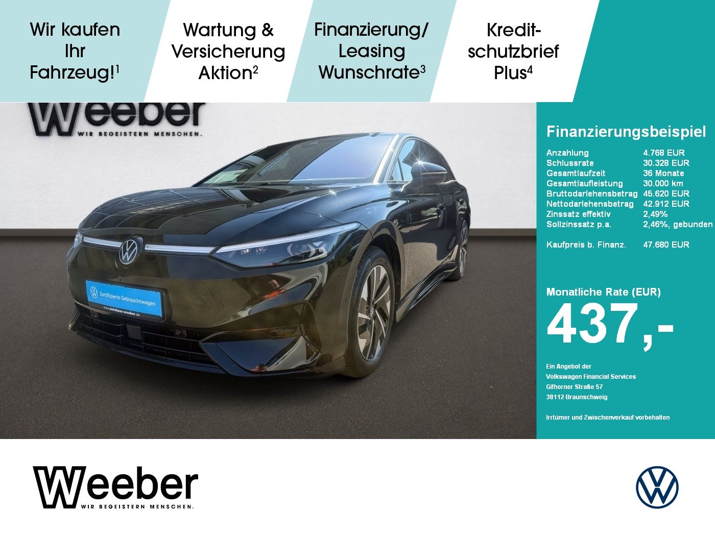 Volkswagen ID.7 Pro *AHK*360°CAM*MATRIX*WÄRMEPUMPE* AHK