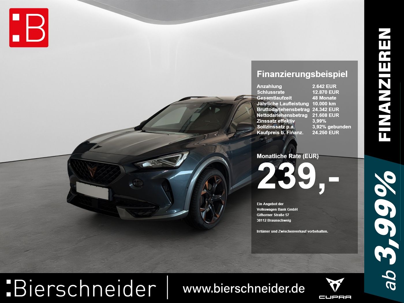 Cupra Formentor 1.4 e-HYBRID DSG VZ LED+NAVI+AHK