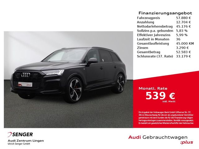 Audi Q7 55 TFSI e S line quattro Matrix Pano B&O AHK