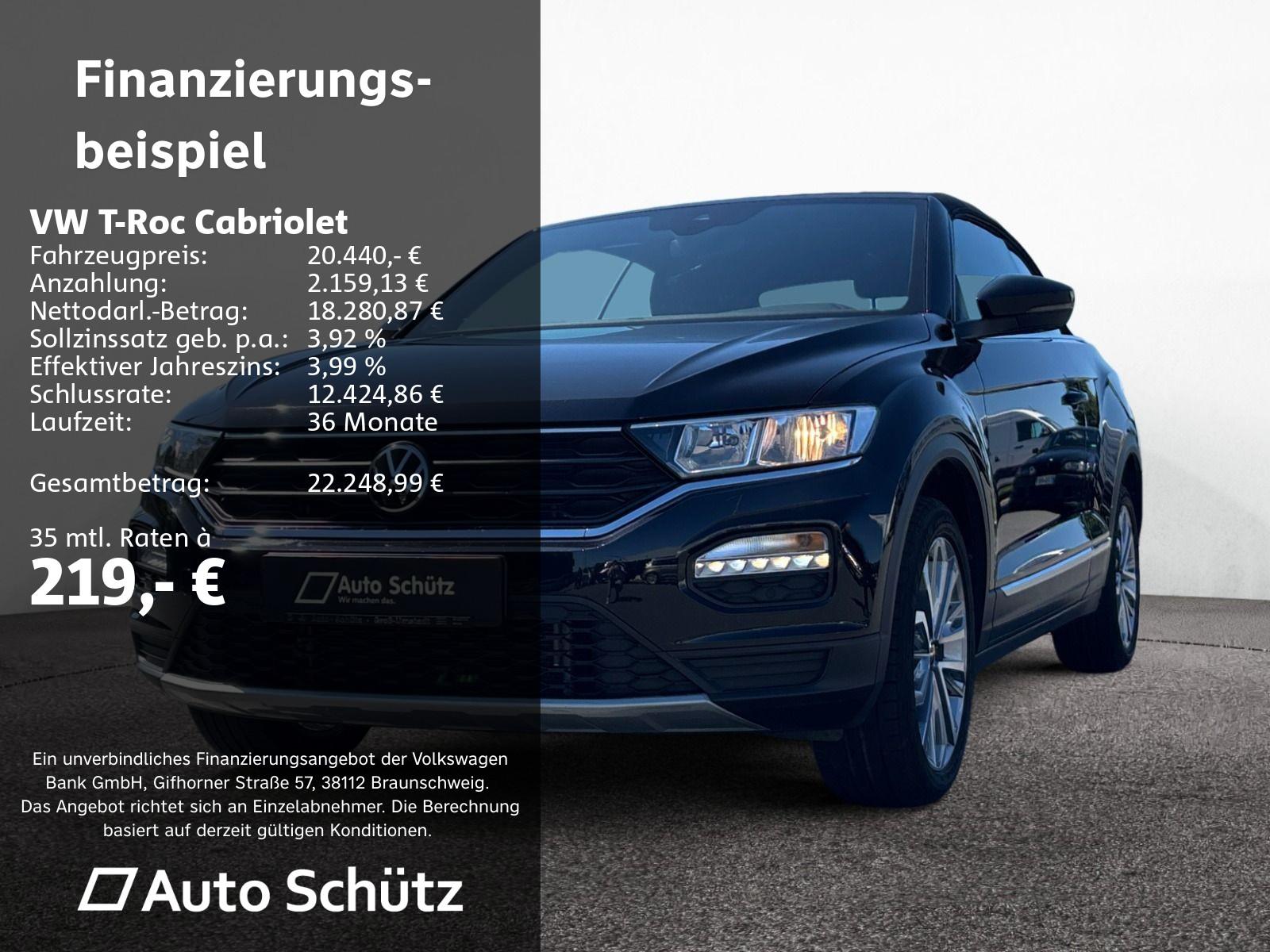 Volkswagen T-Roc Cabriolet 1.5 TSI Style+ACC+PDC+Klima+SHZ