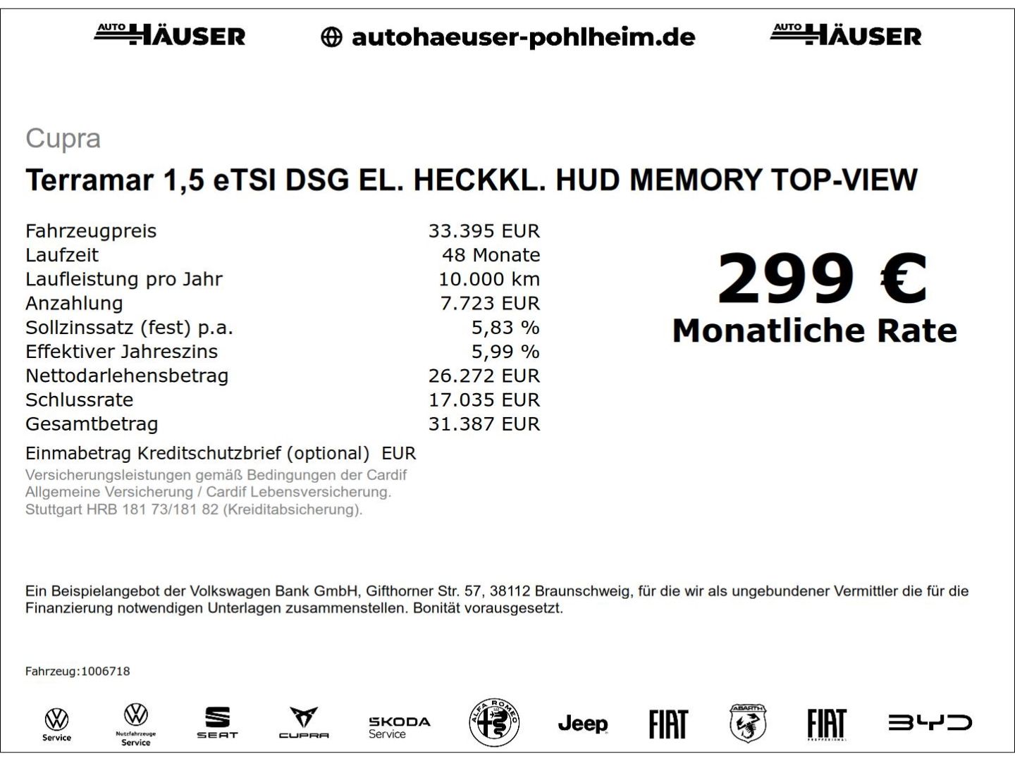 Cupra Terramar 1,5 eTSI DSG EL. HECKKL. HUD MEMORY TOP imagem 2