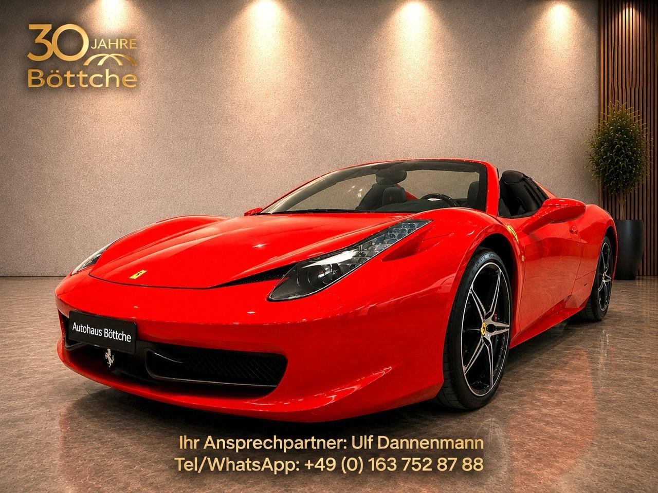 Ferrari 458 Spider*CARBON-LR*LIFT*Dt. Erstauslieferung*