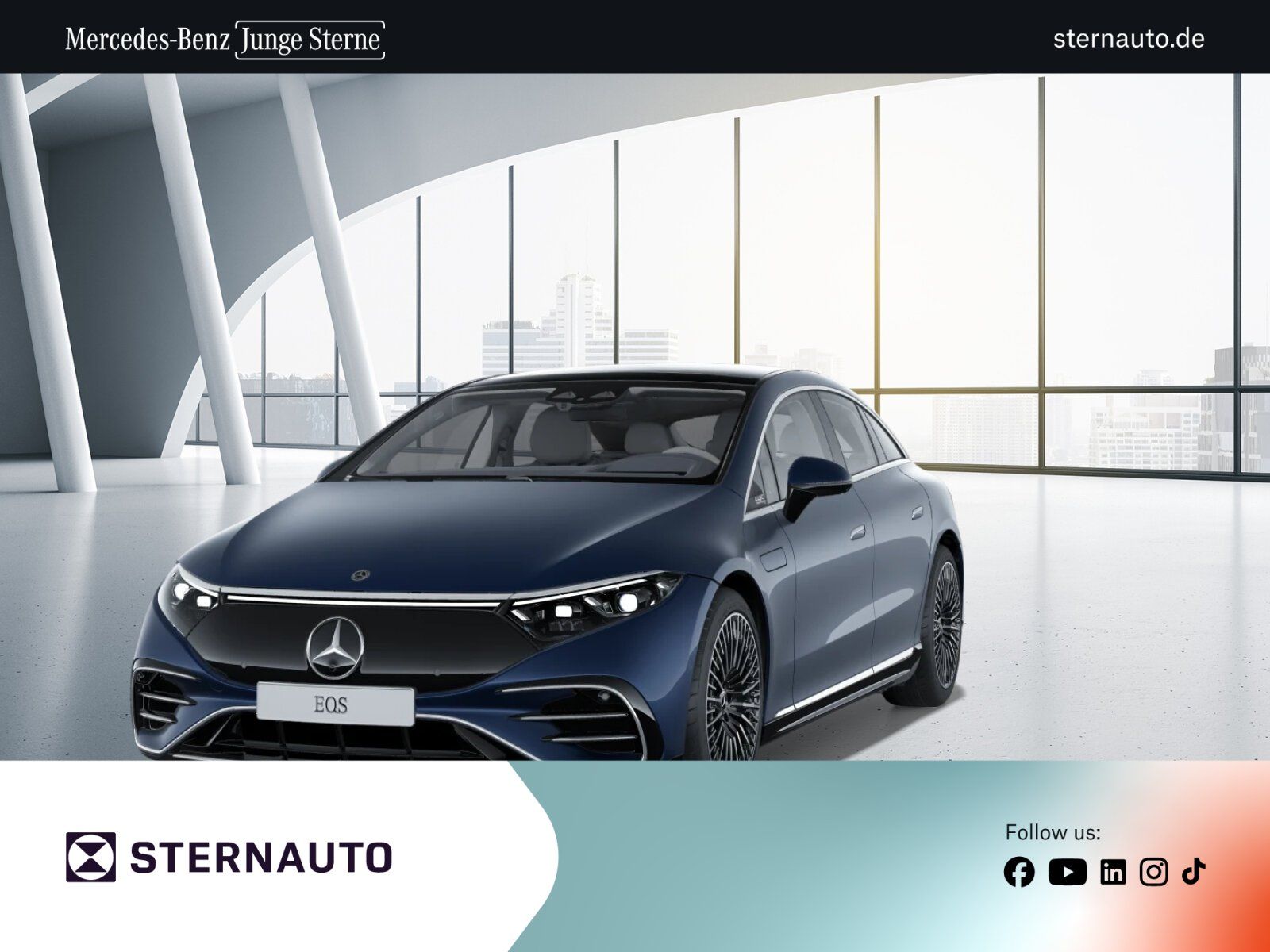 Mercedes-Benz EQS 580 4M AMG Pano HUD Burm3D Hyperscreen 360°