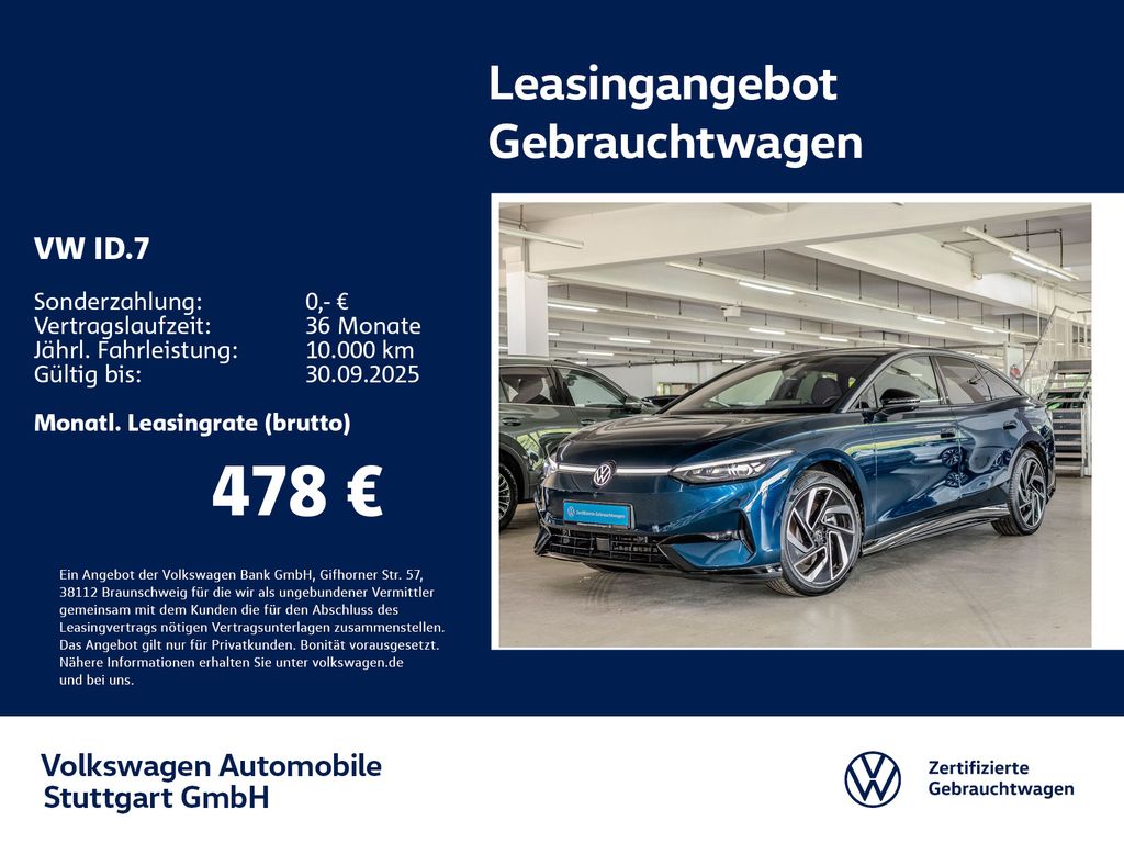 Volkswagen ID.7 Tourer Pro Navi Kamera LED AHK ACC SHZ