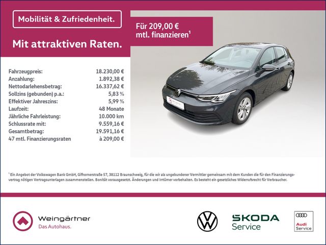Golf VIII 2.0 TDI Life, ACC, Navi, Business, Sit