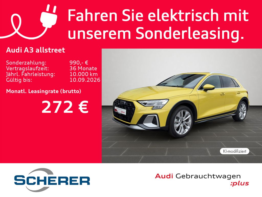 Audi A3 allstreet TFSI e 1.5 TFSIe LED AHK NAVI KAMER