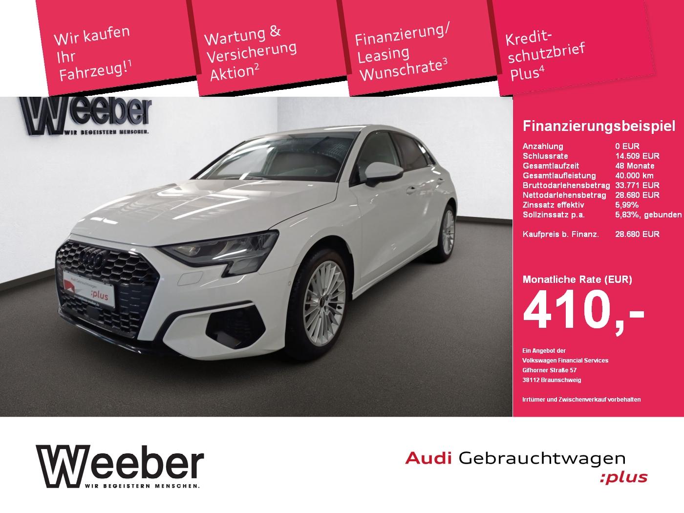 Audi A3 Sportback advanced *BLACKSTYLE*KAMERA*NAVI*AP