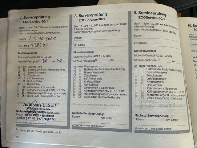 Opel Zafira 1.8 16V Comfort *TÜV NEU*7 Sitzer*