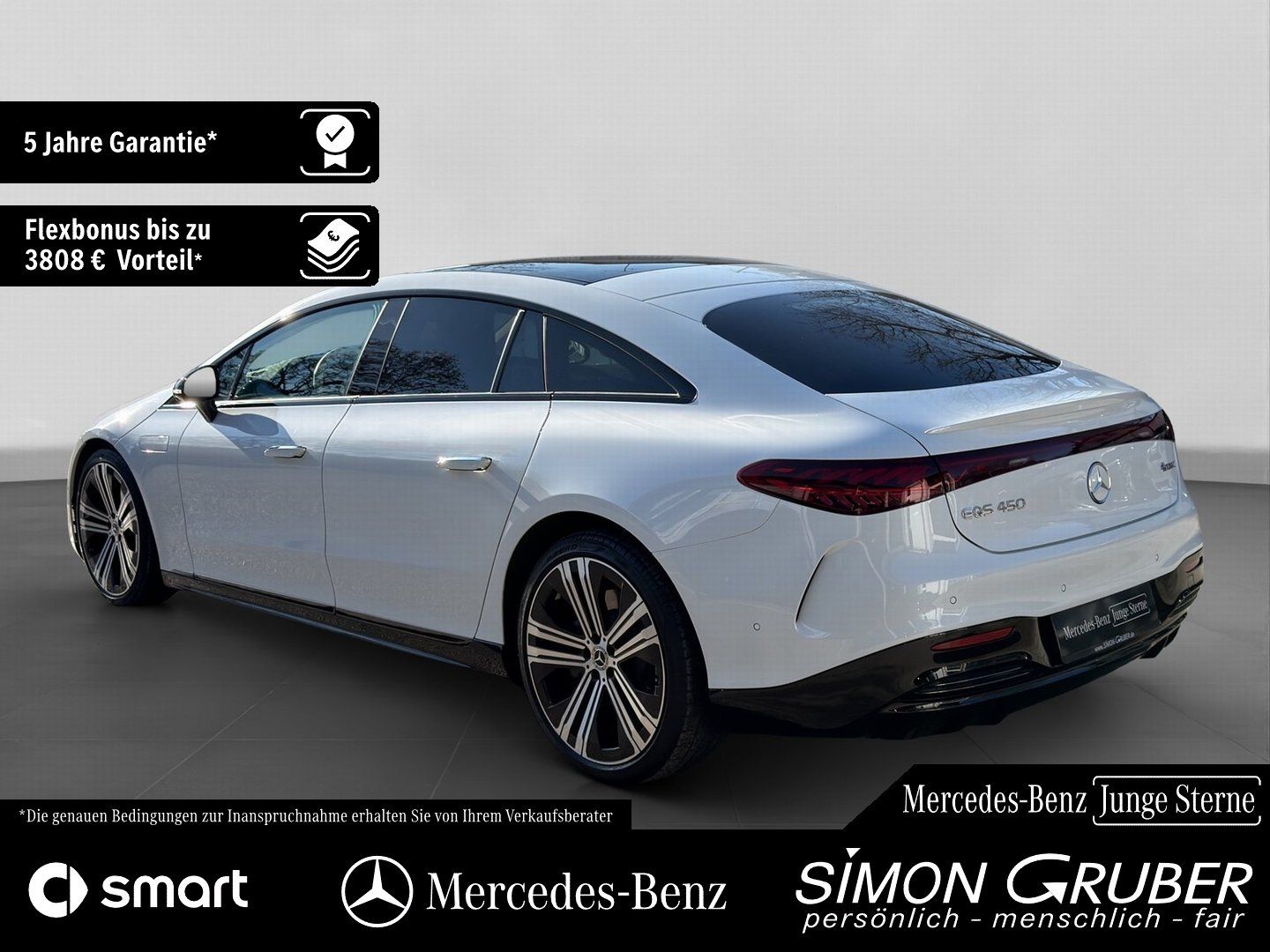 Fahrzeugabbildung Mercedes-Benz EQS 450 4M AMG Massage Sitzklima Nappa Mod 2026!