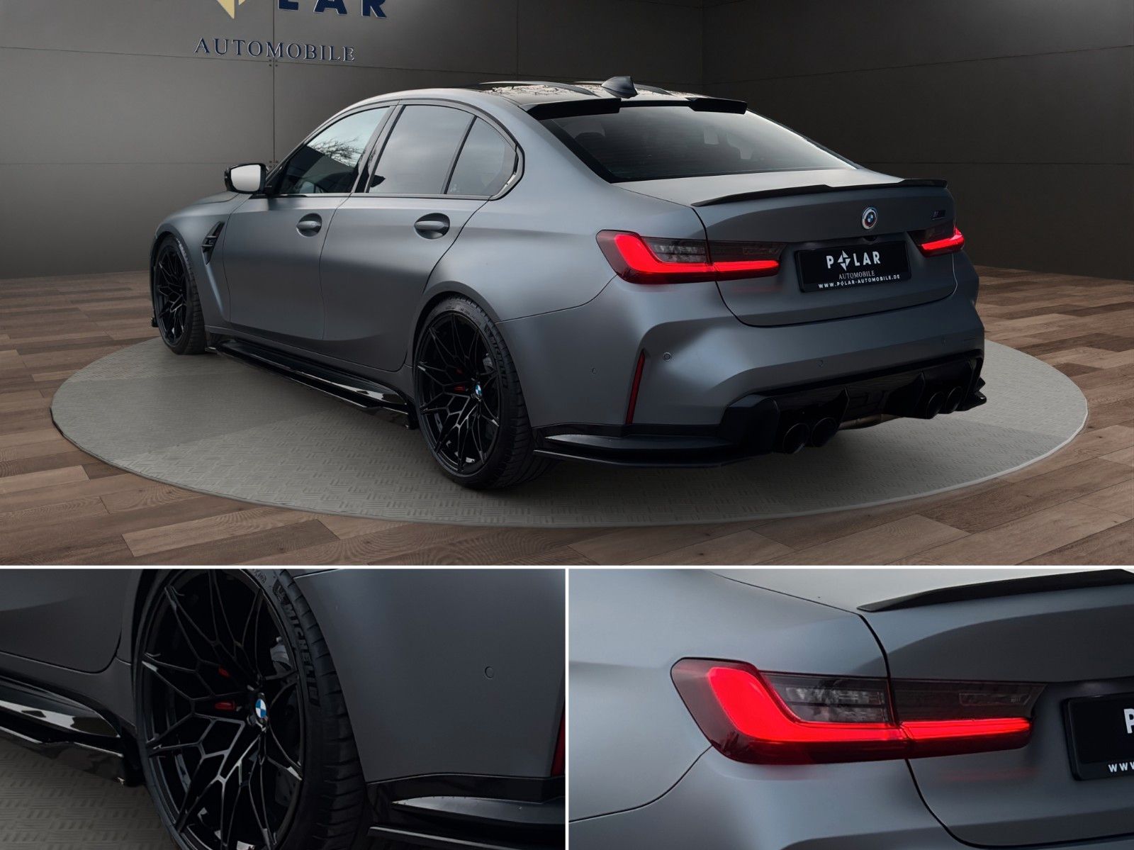 Fahrzeugabbildung BMW M3 Comp. Gelbe M-DRL/Carbon/M-Drivers/Individual