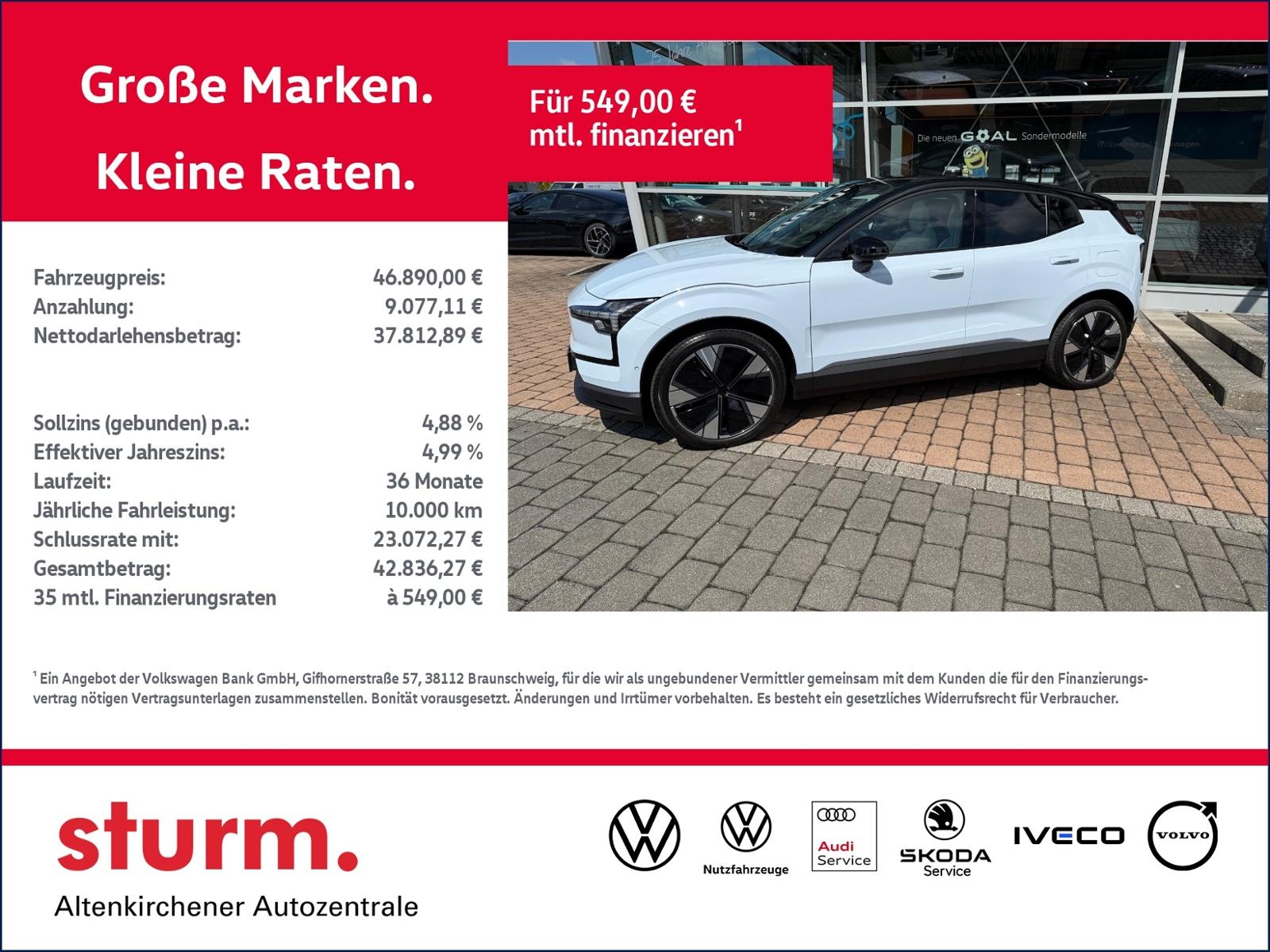 Volvo EX30 Ultra AWD Performance Pure Electric