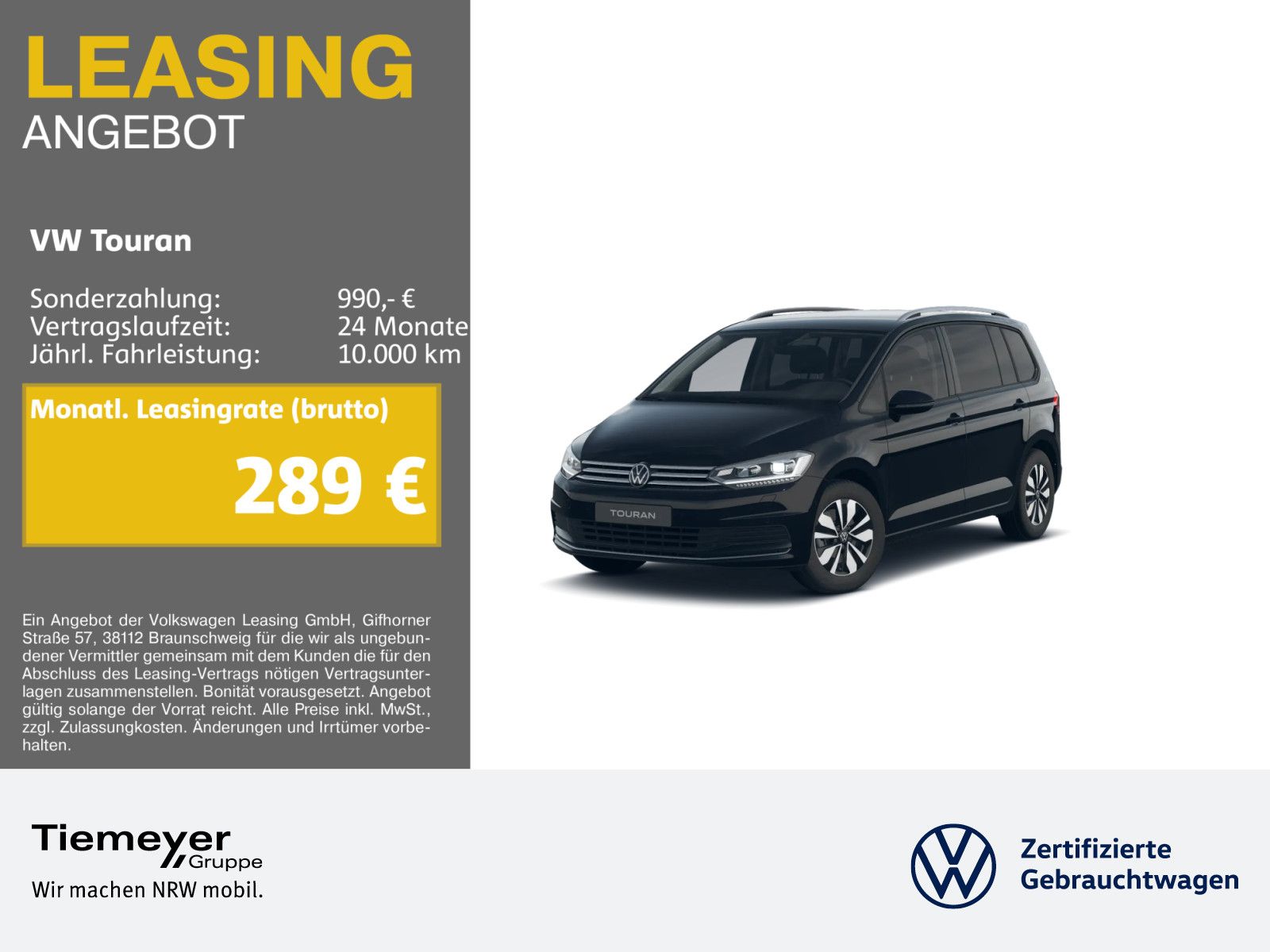 Volkswagen Touran 2.0 TDI DSG GOAL 7-SITZE MATRIX ASSIST AH