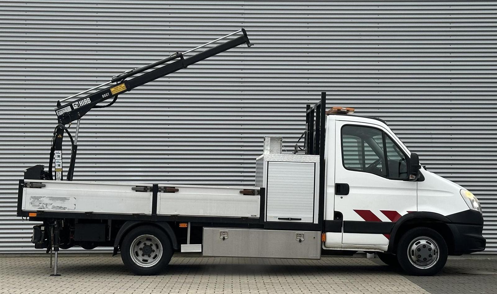 Iveco Daily 50C14N 3.0 375 CNG Openlaadbak met kraan