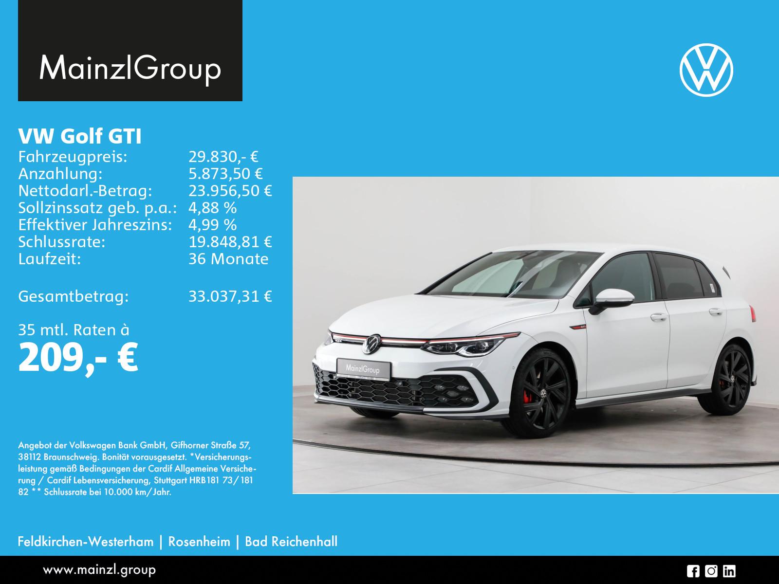 Volkswagen Golf GTI 2.0 TSI DSG AHK Kam. ACC Matrix SHZ