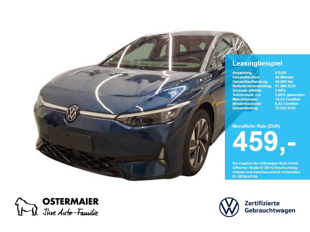 Volkswagen ID.7 GTX 340PS ACC.5J-G.WÄRMEPUMPE.AHK.AREA-VIEW
