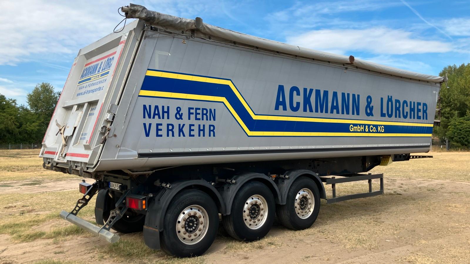 Schmitz Cargobull Alu-Hohlprofilmulden-Kippsattel 43m3