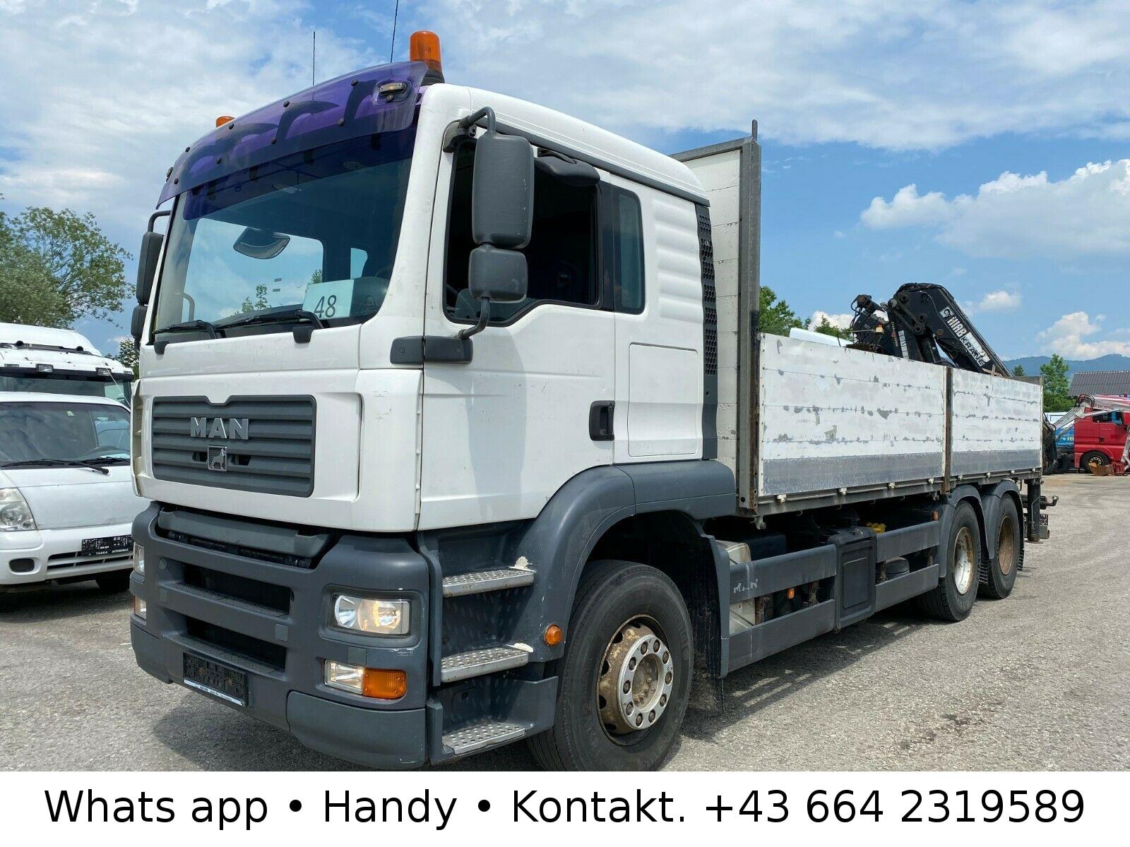MAN TGA 33.430 6x4 BB Pritsche Kran Bj 2007
