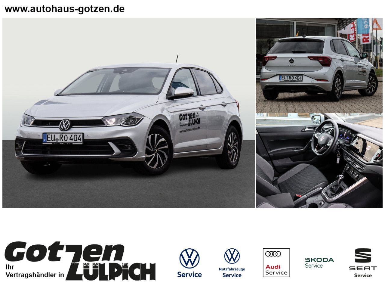 Fahrzeugabbildung Volkswagen Polo Life 1,0TSI DSG Rückfahrkamera Klima LED