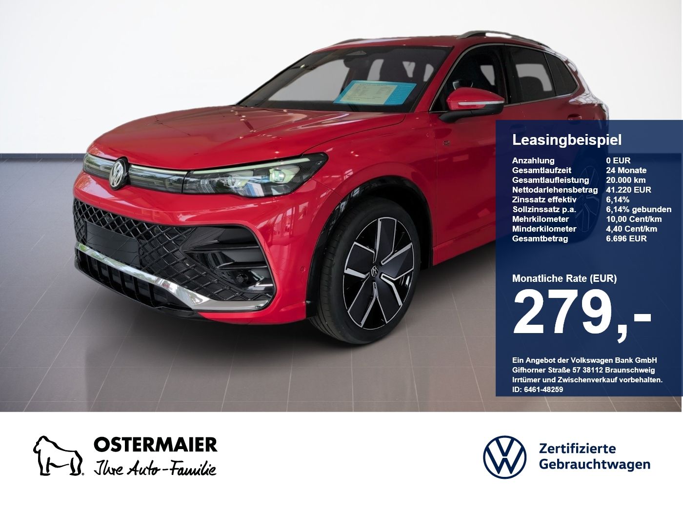 Volkswagen Tiguan R-LINE 1.5eTSI 150PS DSG ACC.5J-G.STHZG.A