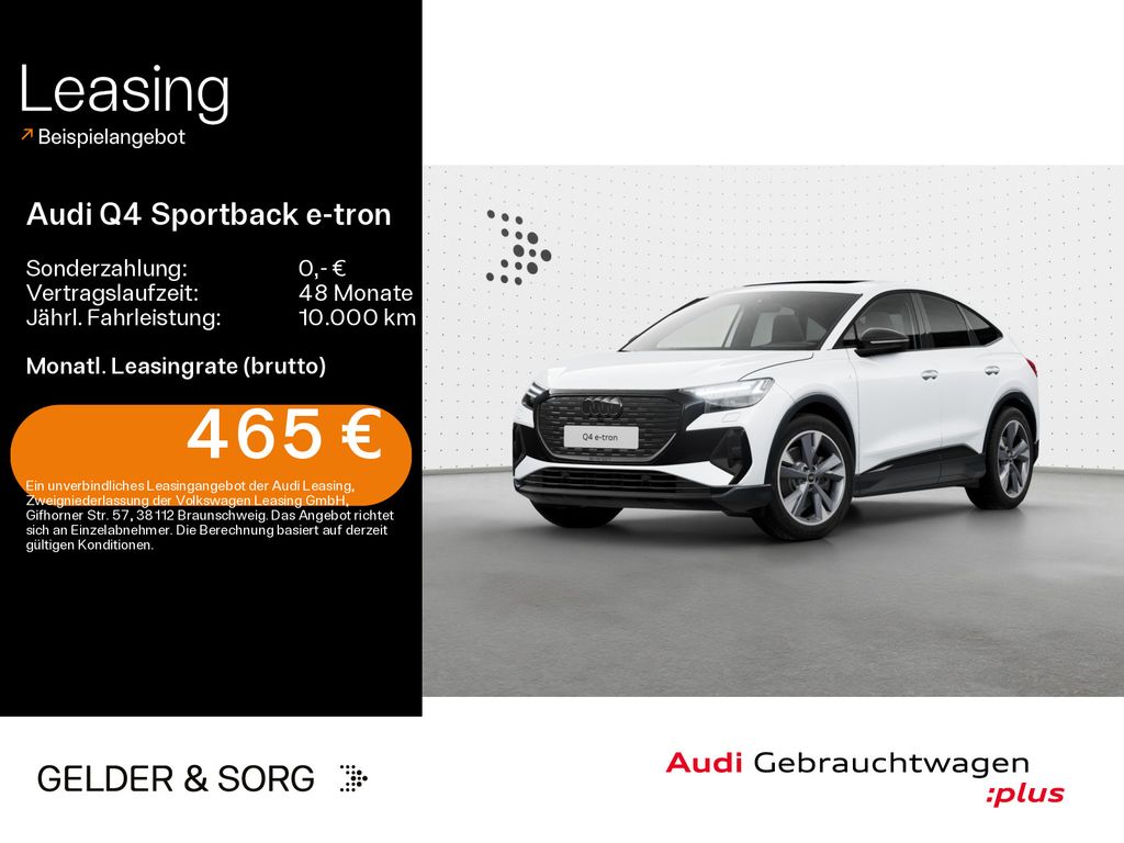 Q4 Sportback 45 e-tron S line 0,25%*AHK*HuD*Pano