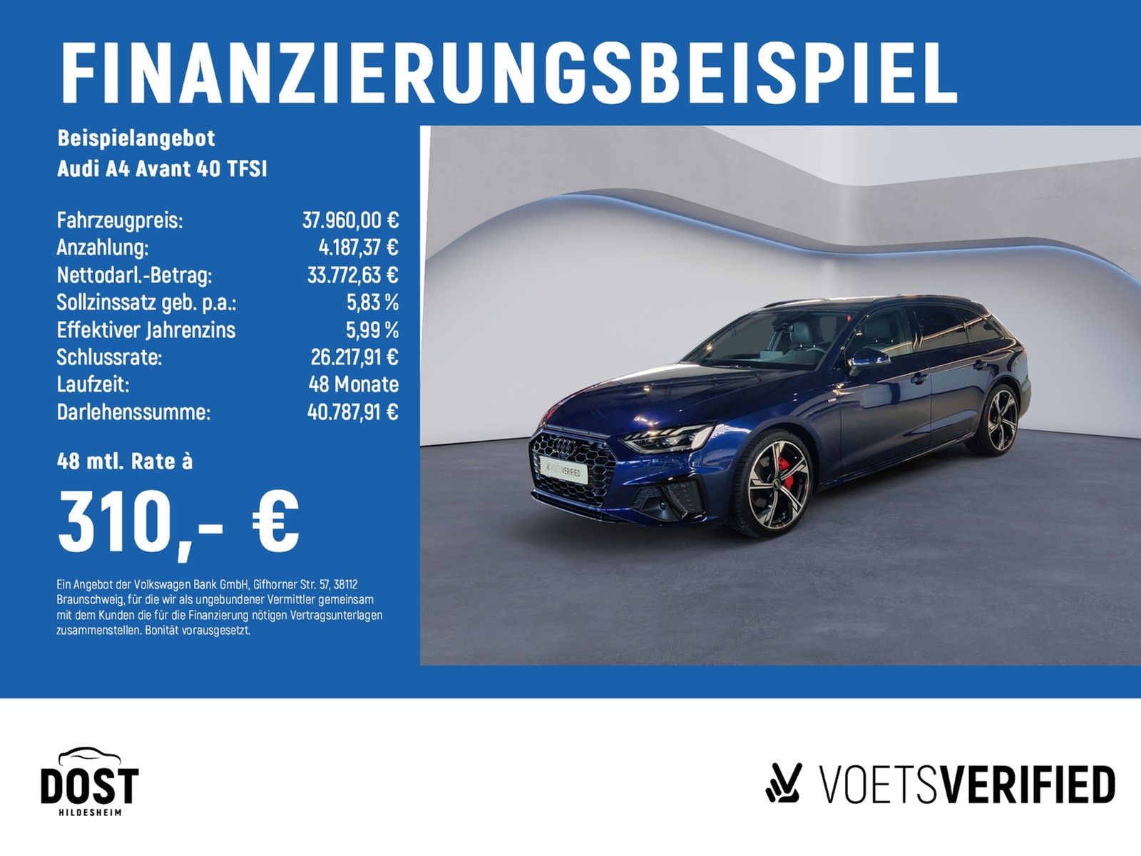 Audi A4 Avant 40 TFSI S line MATRIX LED NAVI PANO PDC