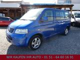 Volkswagen T5 Caravelle Automatik #8 SITZE#SHZ#KLIMA#AHK#76 - blaue Volkswagen T5 Caravelle