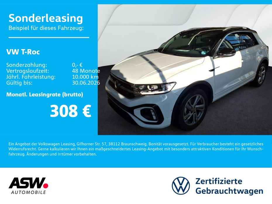 Volkswagen T-ROC R-Line 1.5 TSI DSG LED Navi RFK ACC AHK