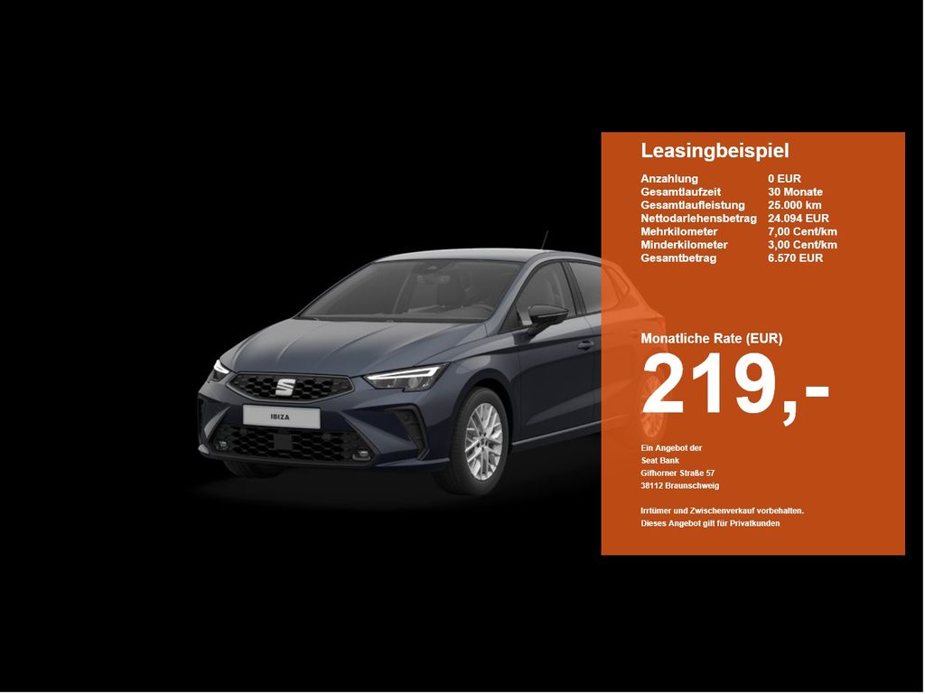 Ibiza 1.0 TSI DSG FR