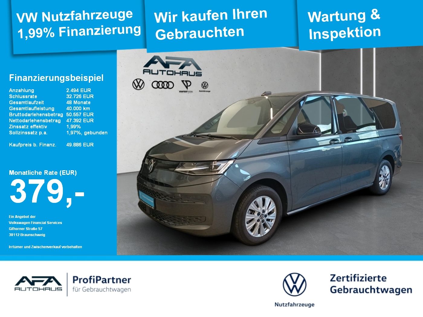 Volkswagen T7 Multivan 2.0 TSI lang DSG AHK*Navi*Pano*RFK