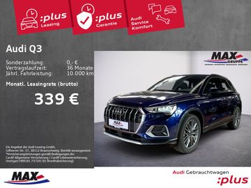 Audi Leasing Angebot: Audi Q3 40 TFSI ADVANCED LED+KAMERA+AHK+SITZHZ+VC+ALU