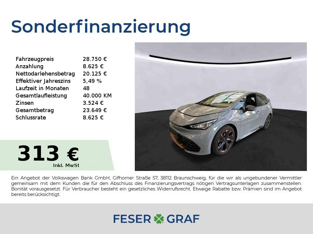 CUPRA Born 58kWh Automatik LED ACC RearView Panoramada