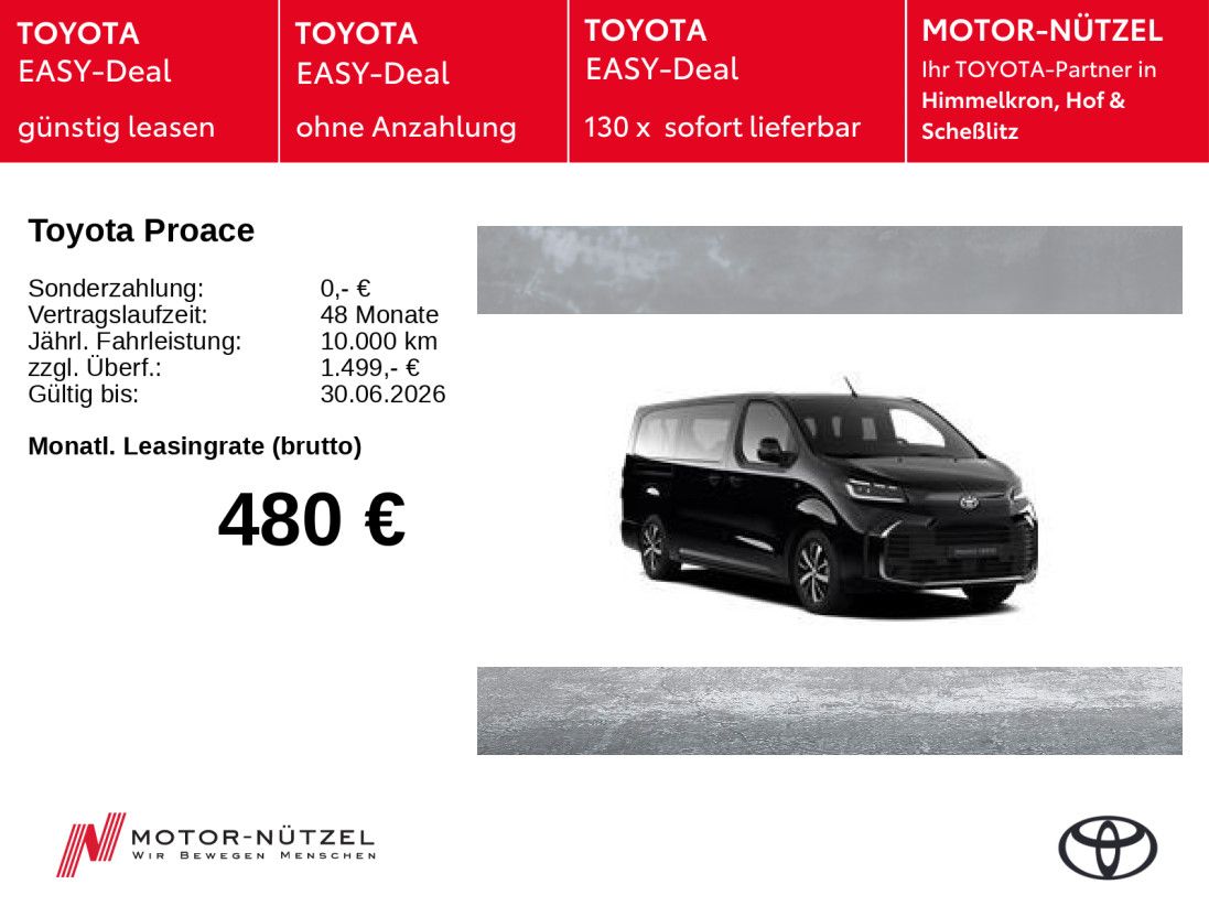 Toyota Proace Verso L1 Teamplayer