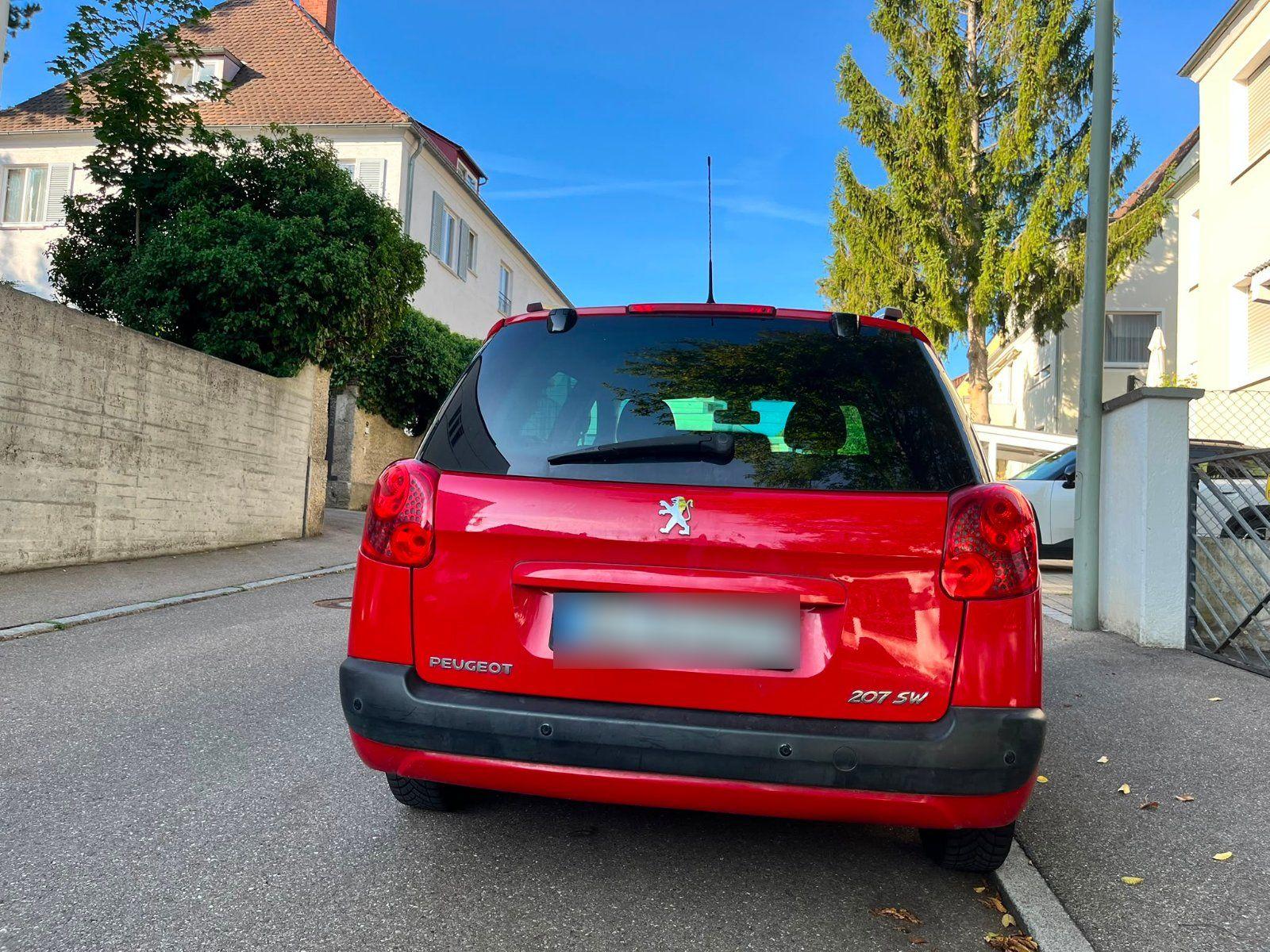 Peugeot 207 2009 — rear view