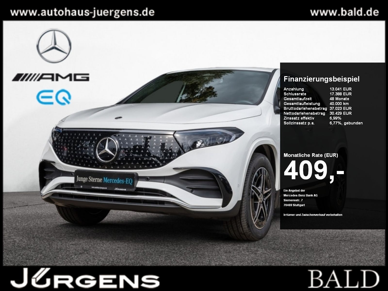 Mercedes-Benz EQA 250 AMG-Sport LED Kamera THERMOTRONIC Totw