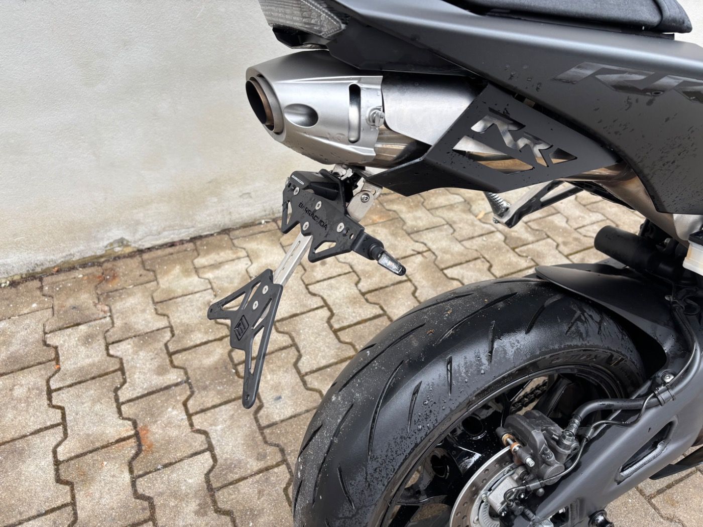 Fahrzeugabbildung Honda CBR 600 RR kurzer Kennzeichenhalter